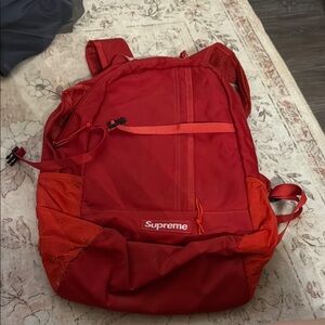 Supreme Red Men's Backpack
